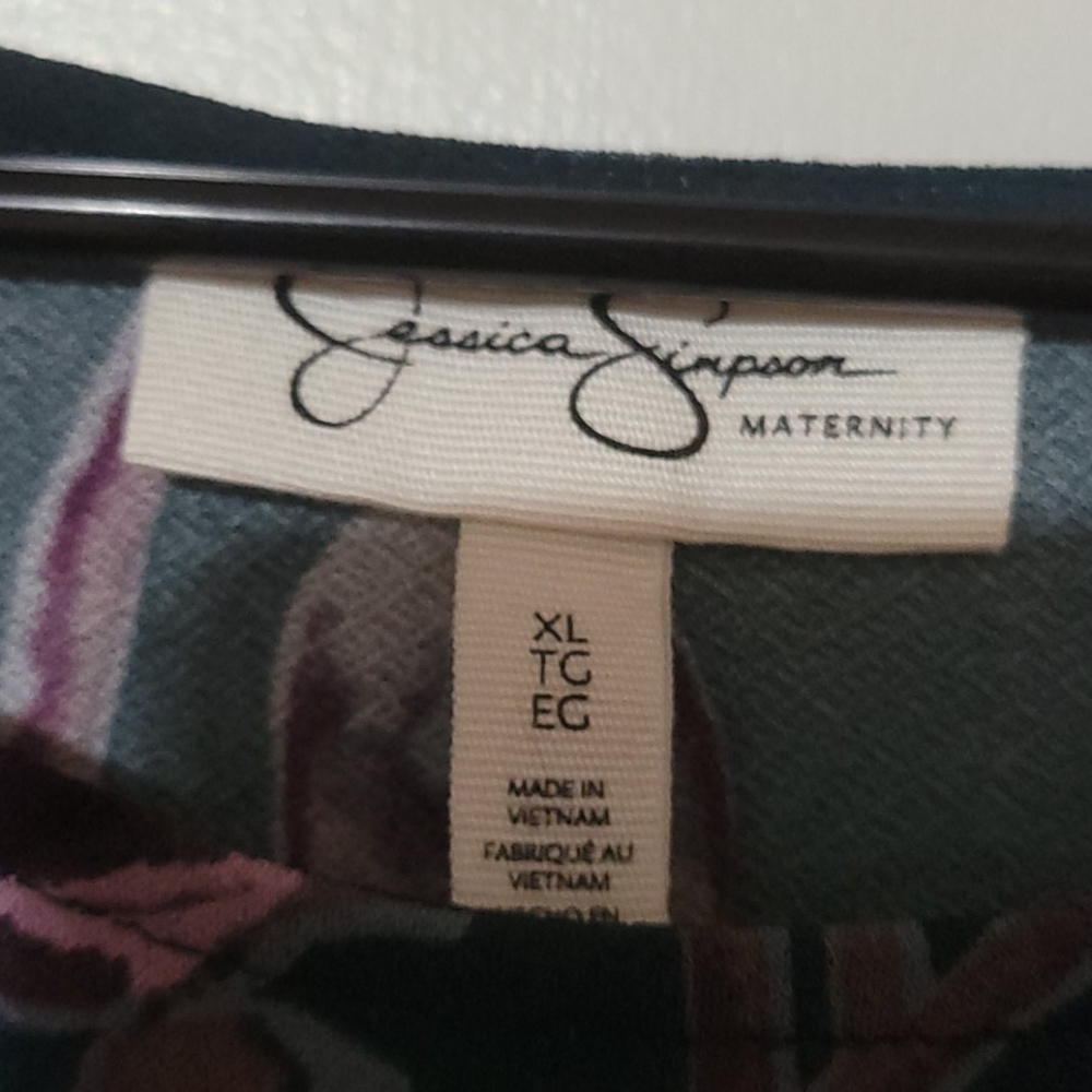 Jessica Simpson maternity cold shoulder blouse - Picture 3 of 5